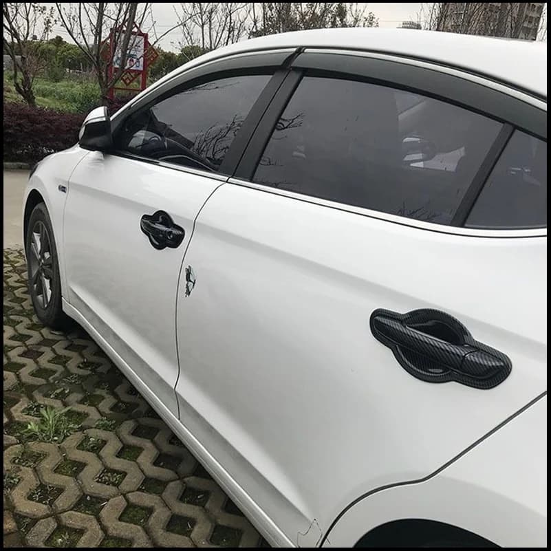 Car Styling For Hyundai Elantra 2016-2018 Door Handle Bowl Cup Cover Sticker Trim Decorate Auto Parts Accessories