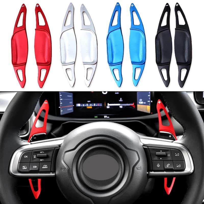 Aluminum Alloy Shifter Paddle For Jeep Avenger 2023 2024 2025 Car Steering Wheel DSG Extension Paddle Shift