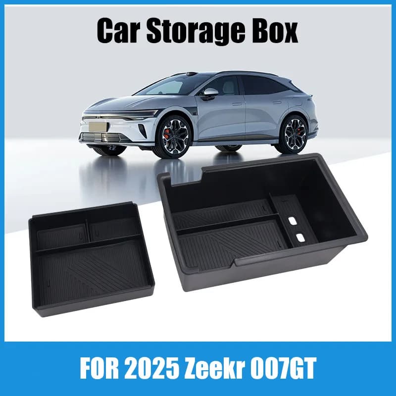 Suitable for 2025 Zeekr 007GT double-layer armrest box storage box Zeekr 7 GT storage box car supplies