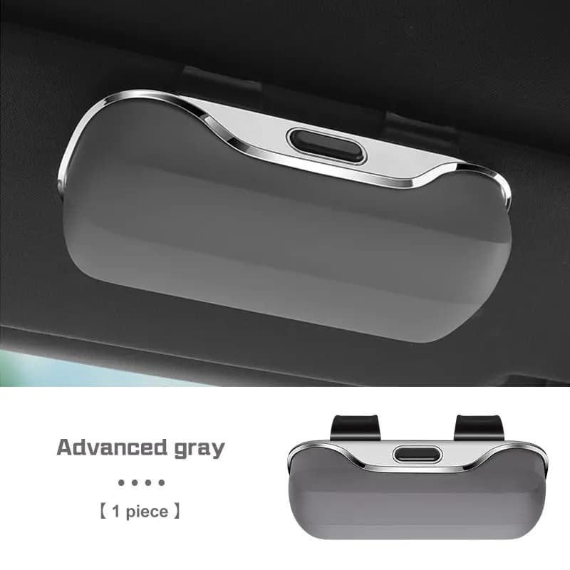 Car Driving Glasses Case Sun Visor Glasses Storage For Porsche Panamera Macan 718 Taycan 911 Cayman Boxster 9ya 971 Accessories
