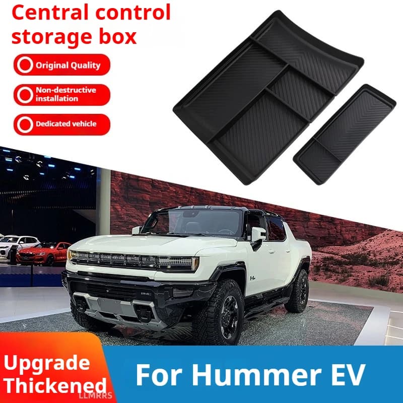For 2023-2025 HUMMER EV central control lower storage box armrest box to store car supplies car accessories interior