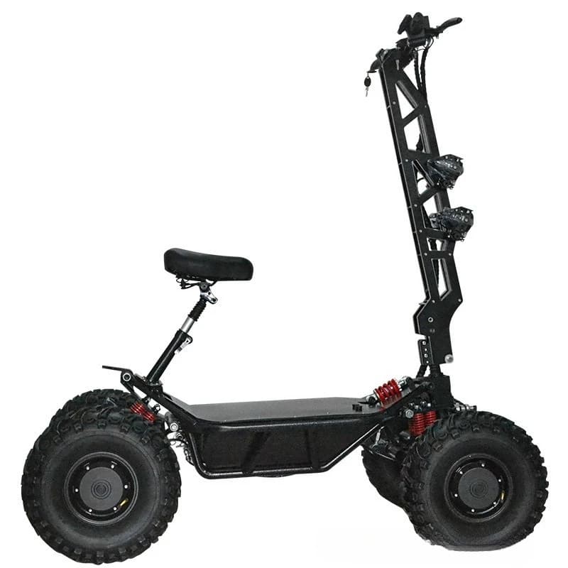 Electric four-wheel scooter beach car, high-power multi-function