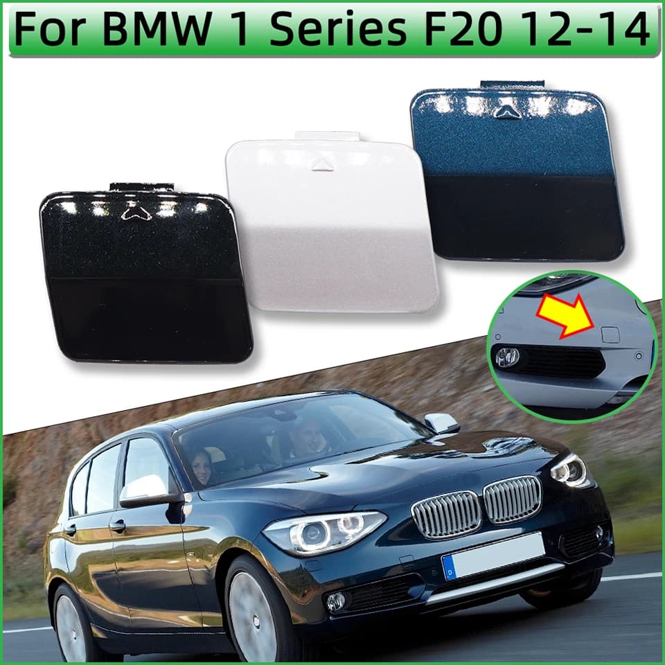 For BMW 1 Series F20 F21 116i 118i 120i 125i 2011-2014 Car Front Bumper Tow Hook Eye Cover Cap Towing Hauling Lid 51117292947