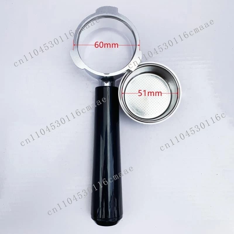 Bottomless coffee handle funnel 51mm espresso machine high pressure funnel filter accessories