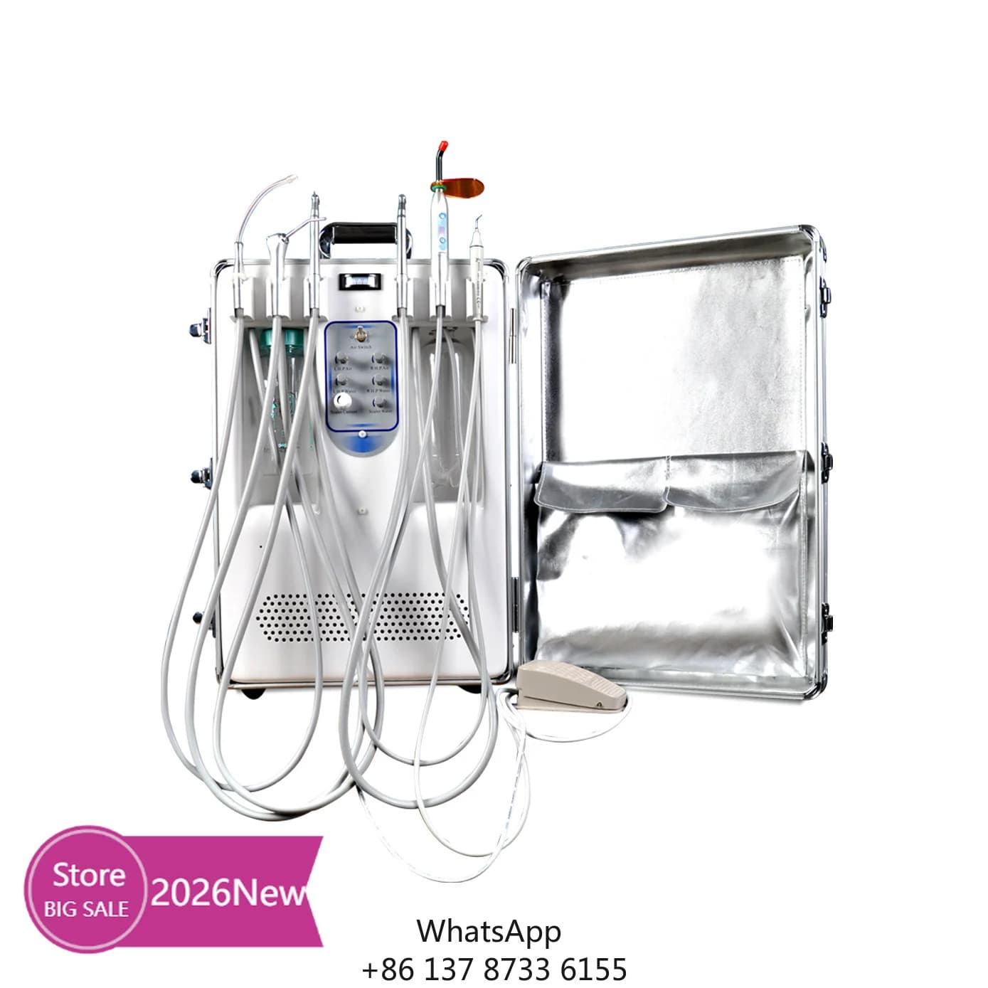2026 New Low Noise Portable Dental Unit With High Suction