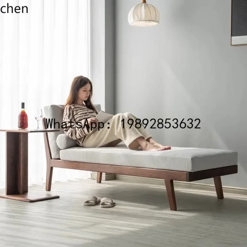 sofa living room princess chair walnut sofa recliner fabric beauty couch solid wood single sofa