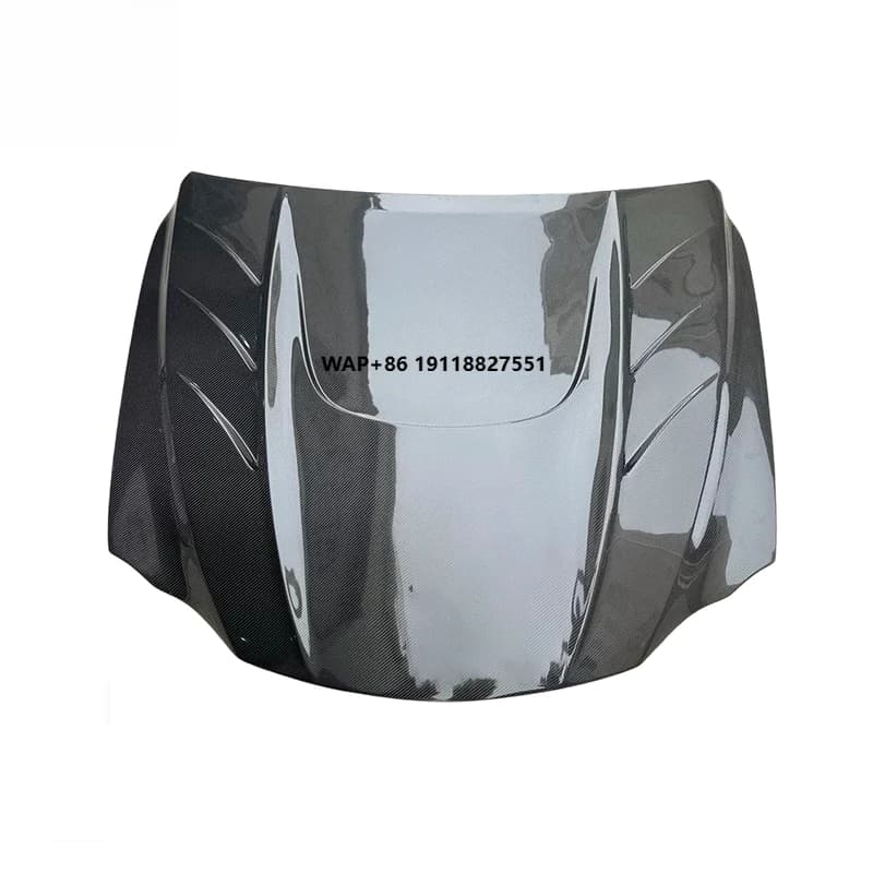 2018-2024 for IS ES New Style Carbon Fiber Front Hood Cover with Included Screws