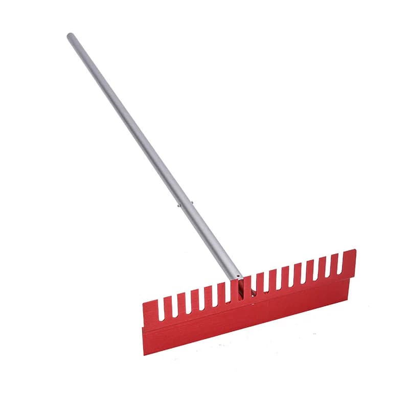 Athletics Competition School Games Sand Rake Flat Sand Flat Board, Long Jump Sandpit Aluminum Alloy Flattener Flat Sand Rake