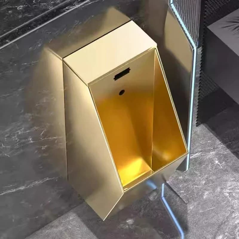 Stainless Steel Bar Urinal Automatic Sensor Urinal Men Anti Odor Toilet Wall Mounted Toilet Bucket