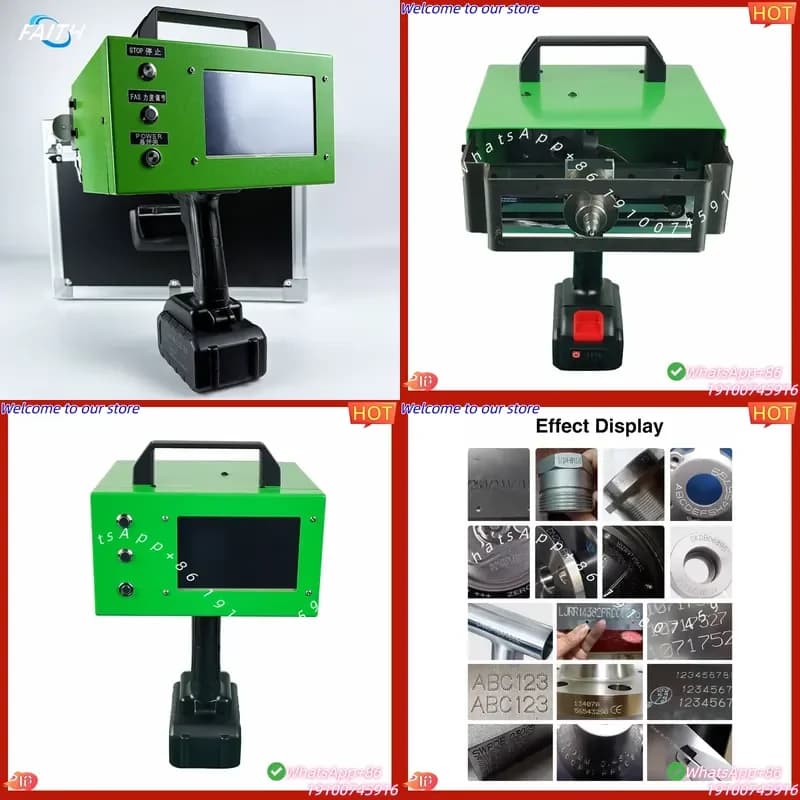 2026 2025-Faith Pneumatic Dot Peen Metal Marking Handheld Chassis VIN Number Machine Battery Operated Electric Marking