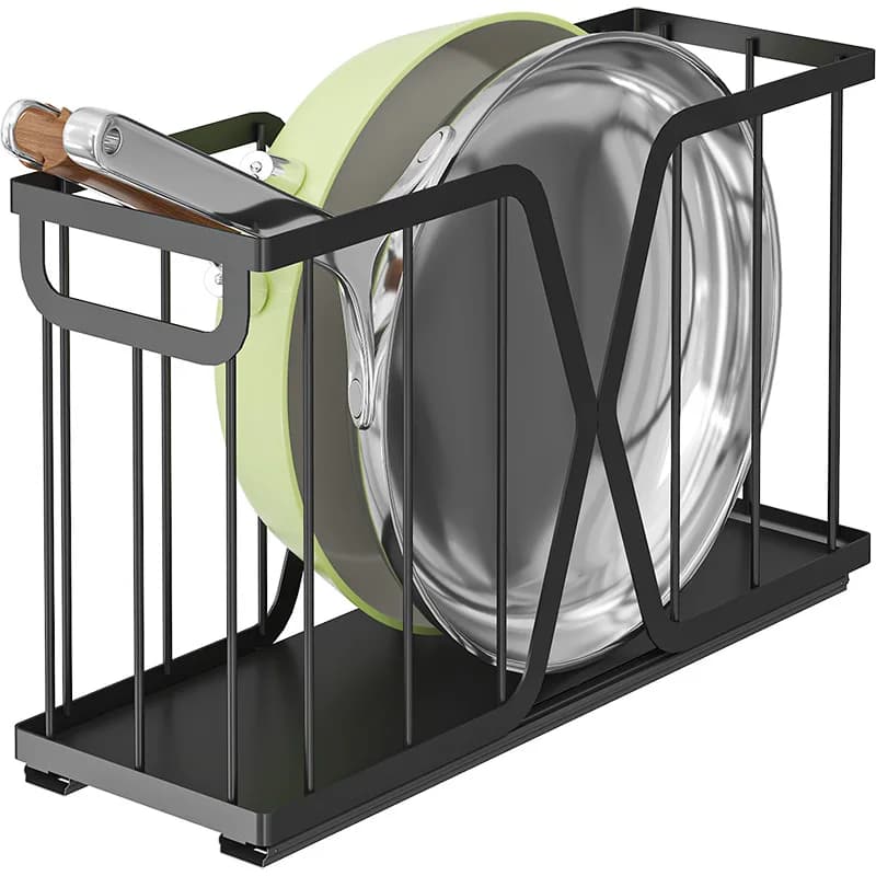 Kitchen lower sink rack can be pulled multi-functional storage pot sundries sorting rack cabinet drawer basket