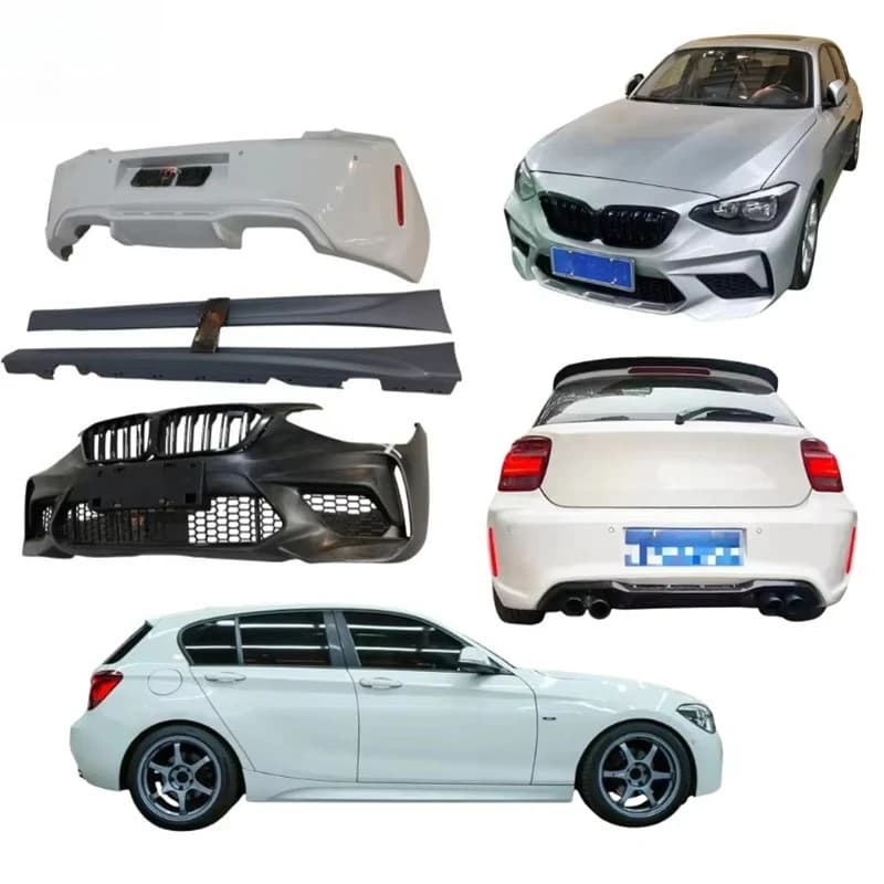 Hot Sale M2C Front Bumper  Rear Bumper MT Side Skirts Body Kit for  Series  Pre LCI 2012-2014 118I 116I 120I 125I