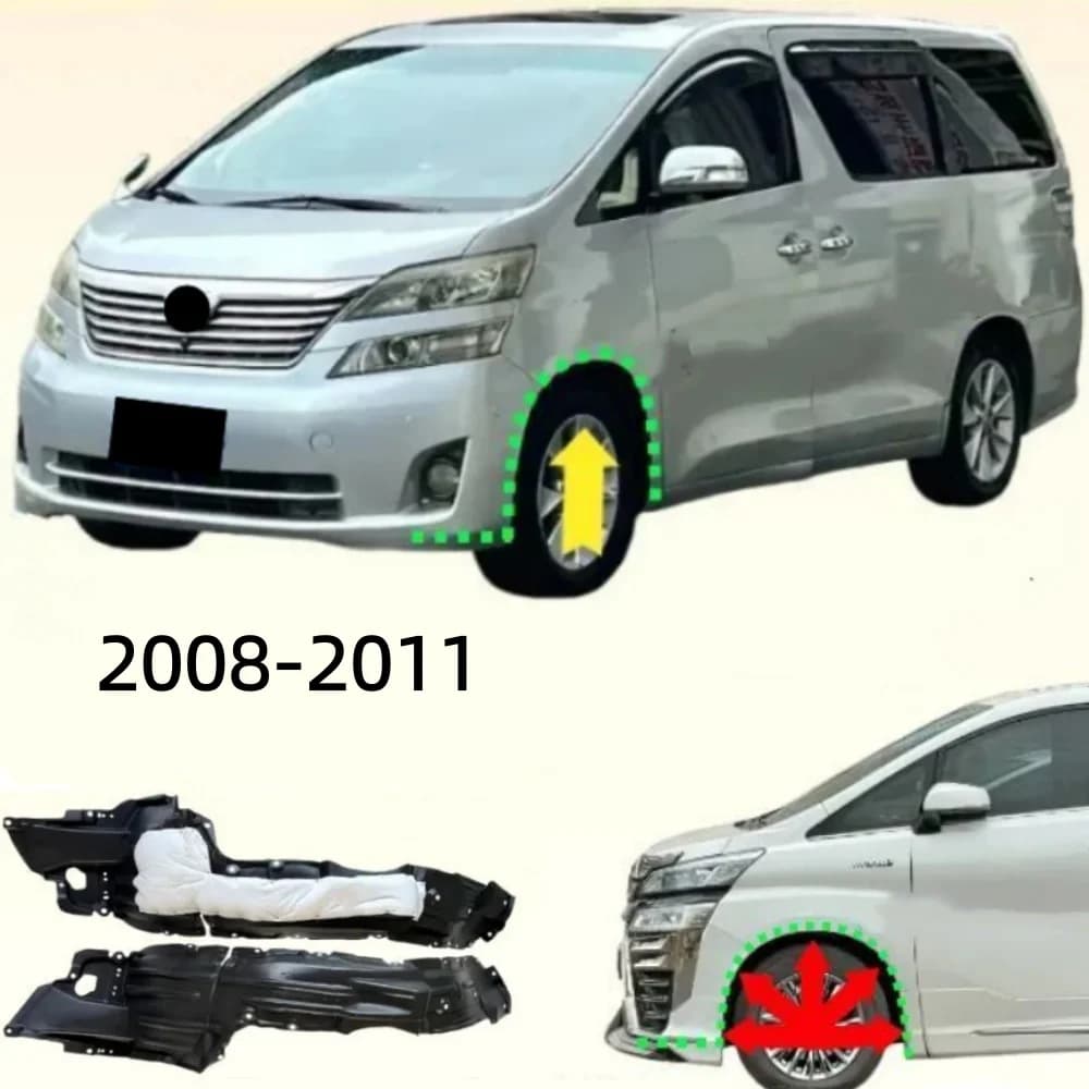 For Toyota Vellfire front wheel liner mudguard 2008-2023