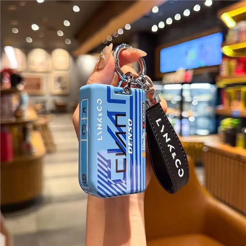 Premium Zinc Alloy Key Cover Case for Lynk & Co 08/08 EMP/01/05/09/06 Jin Pro (2023-2025) - Protective Key Fob Shell
