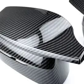 Black Replacement Rearview Side Mirror Covers For BMW 3 Series G20 G21 G28 320d 330i 340i 330e 2019 2020 20212022 M4 Style