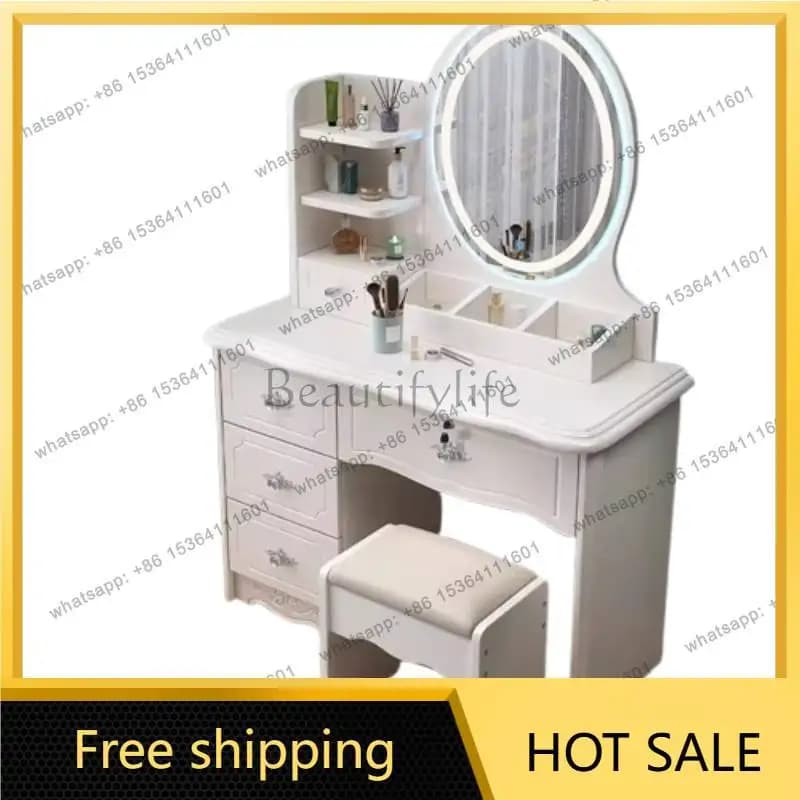Best Sellers Wood Nordic Vanity Table Girls Professional Adult Dressers Vanity Table Desk Organizer Coiffeuse De Chambre Furnitu