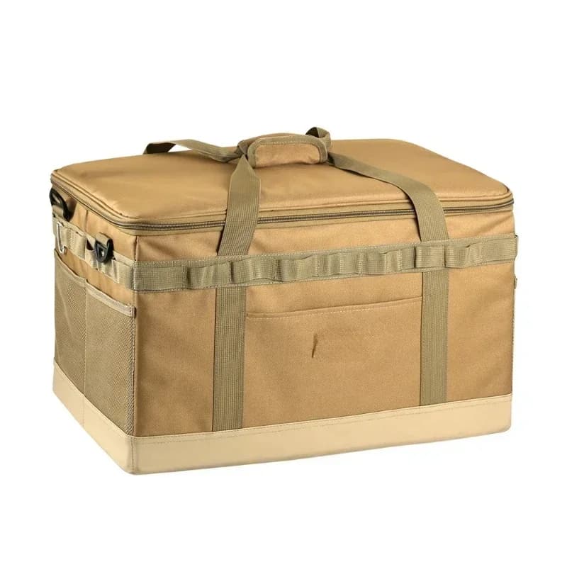 Picnic outdoor camping cookware large-capacity storage gas tank cassette stove anti-collision box picnic ultra-light storage set