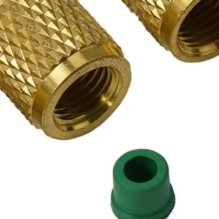 R410a Quick Couplers R410a Adapter Replacement Type 5/16 for sae 5/16 for sae M Adapter Connector DIY Female Male for flare