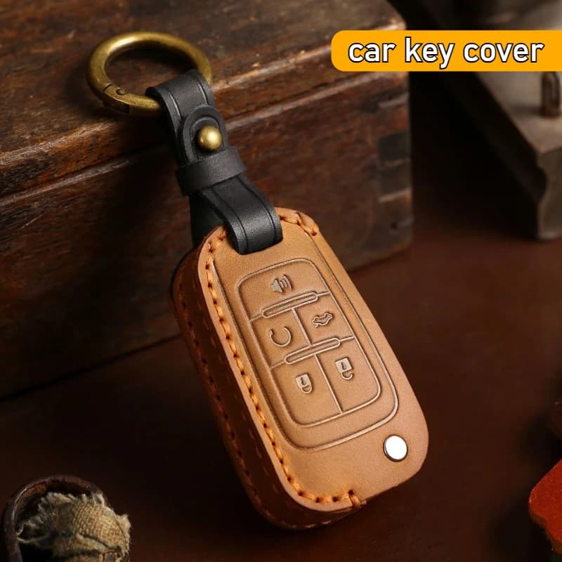 For Buick Verano Regal LaCrosse Encore Chevy Cruze Malibu Trax Equinox Camaro Sonic Car Key Cover Folding Key Holder Accessories