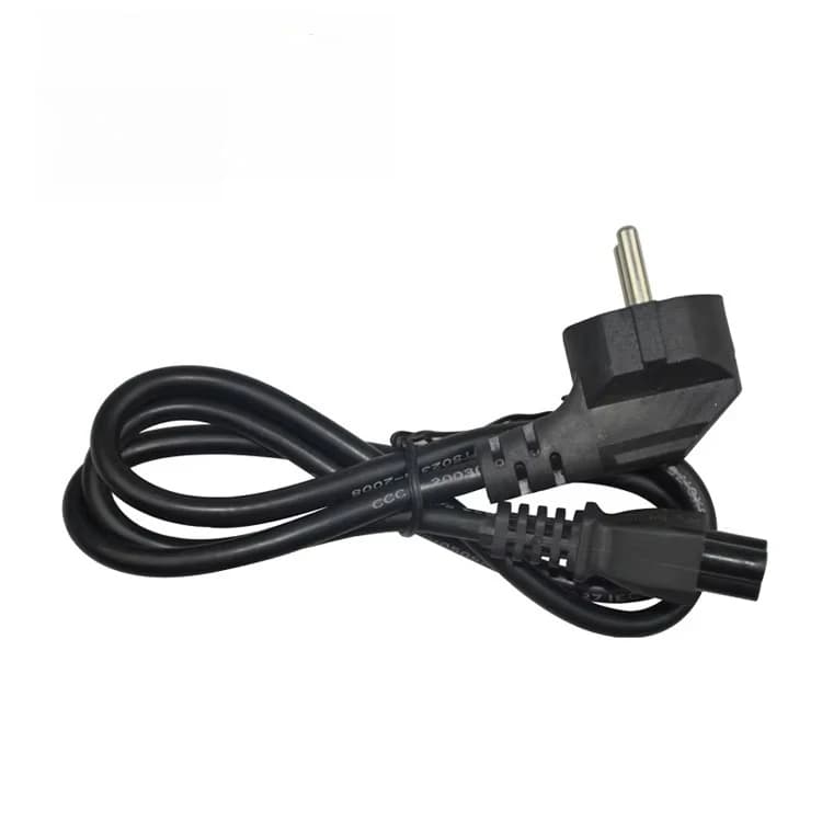 3pcs SIPU PVC Black 3pin Laptop Power Cable with Plug EU Standard Power Cable 1M