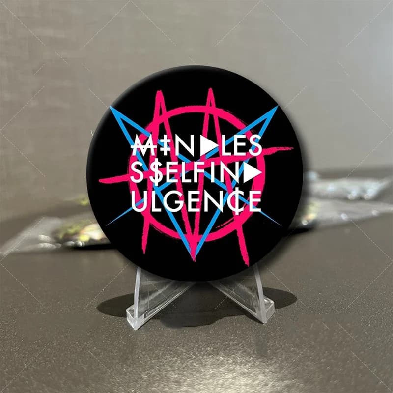 58mm New Pop FRANKENSTEIN GIRLS Badge Mindless Self Indulgence Jamie Hewlett Cartoon Brooches Seem Strangely Pins for Fans Decor