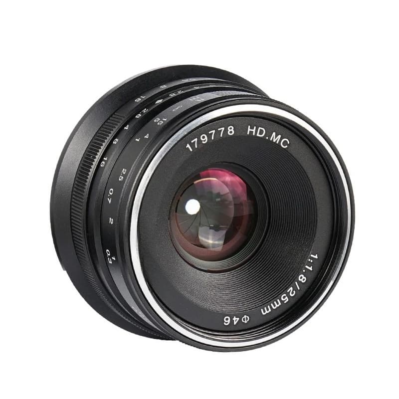 Micro single lens 25mm for EOSM m43 FX E port