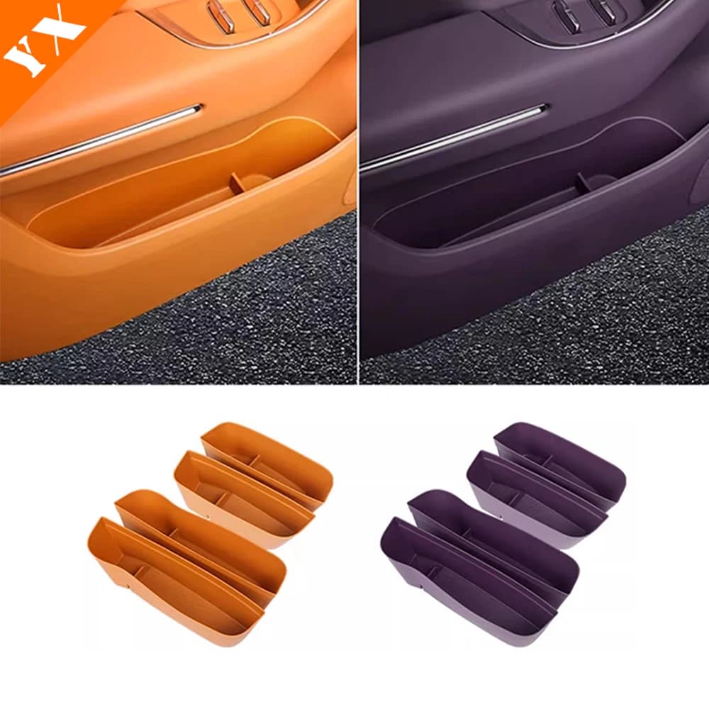 2024-2026 For Leapmotor C10 Accessories Primary Color Car Door Storage Box, Car Door Garbage Storage, Car Door Groove Pad 4pcs