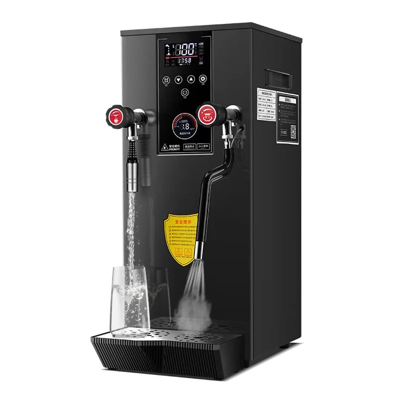 Commercial intelligent LCD steam boiling water machine, special heating machine for milk tea equipment, milk machine 110/220V