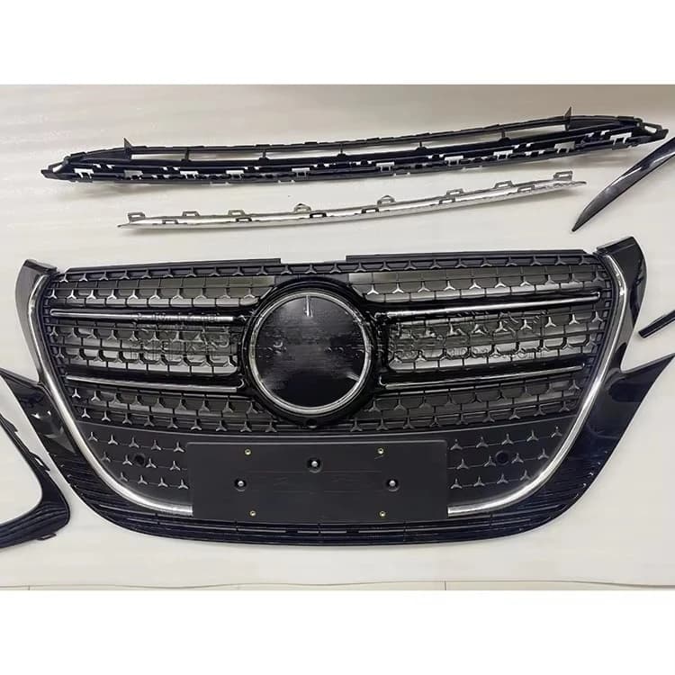 LXRV Original New Facelift Body Kit Upgrade Car Bumpers  W447 Front Bumper Assembly Black Easy Installation Car