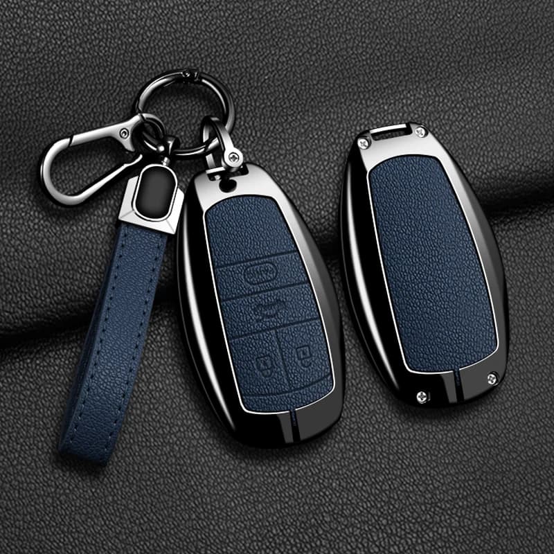 Zinc Alloy Car Key Case Fob Cover Shell For Bentley Flying Spur Continental GT Bentayga Mulsanne Protector Keychain Accessories