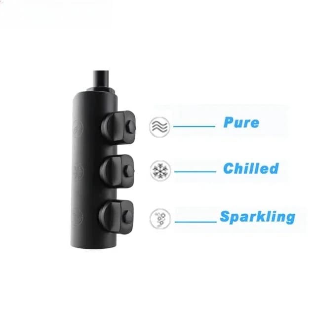 Good Items 3 Way Faucet With Under Counter Water Chiller Carbonated Soda Maker Sparkling Water Dispenser
