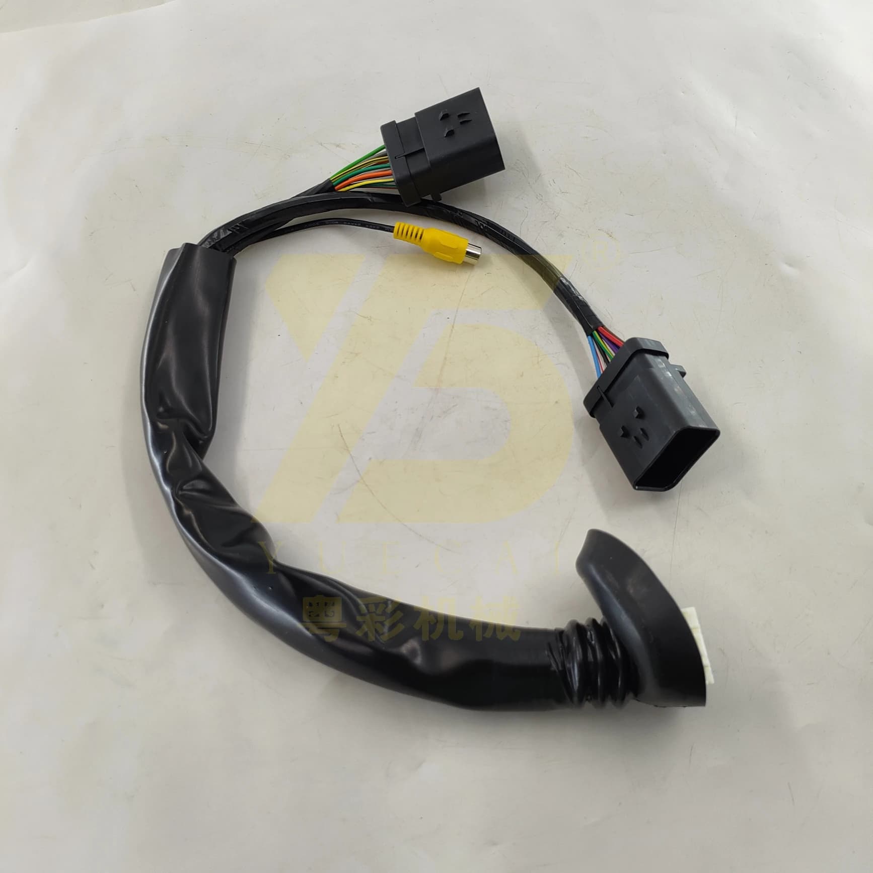 YUE CAI E329D E324D Display Wiring Harness E325D Type Display Meter Plug Excavator Connection Wiring Harness