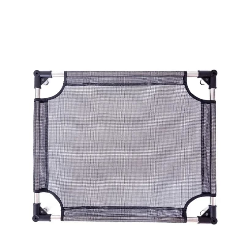 Stainless steel pet camp bed is universal in all seasons, breathable and moisture-proof, removable and washable