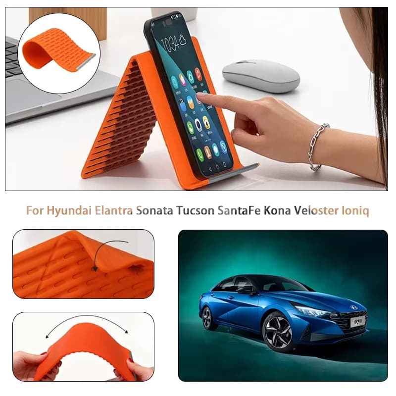 Flexible Foldable & Transformable Stand For Hyundai Elantra Sonata Tucson SantaFe Kona Veloster Ioniq