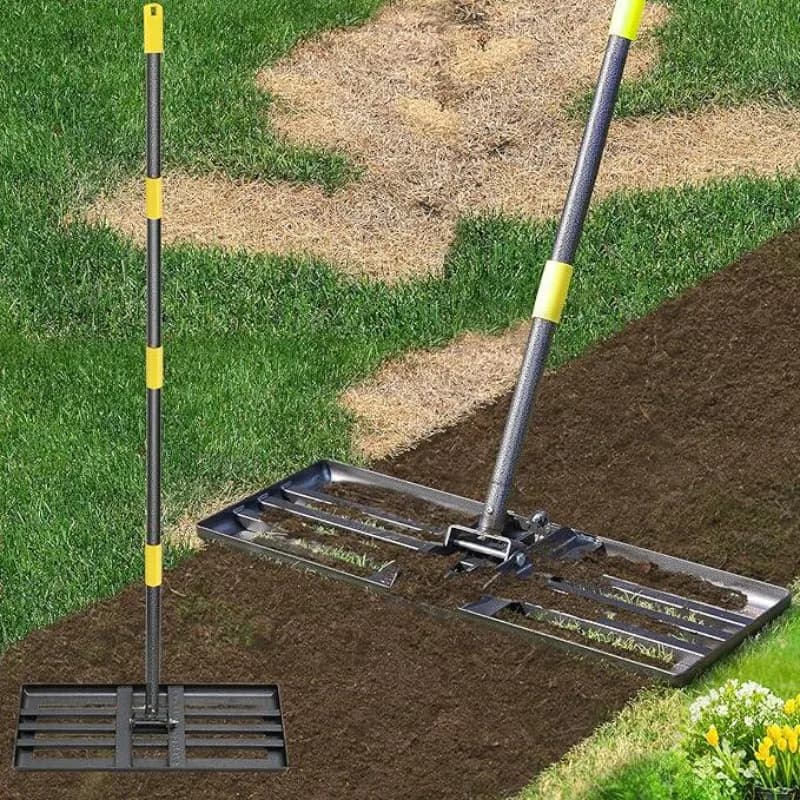 Lawn Sand Filling Leveler, Lawn Care Fertilizer Spreader, Spreading Topsoil, Spreading Compost