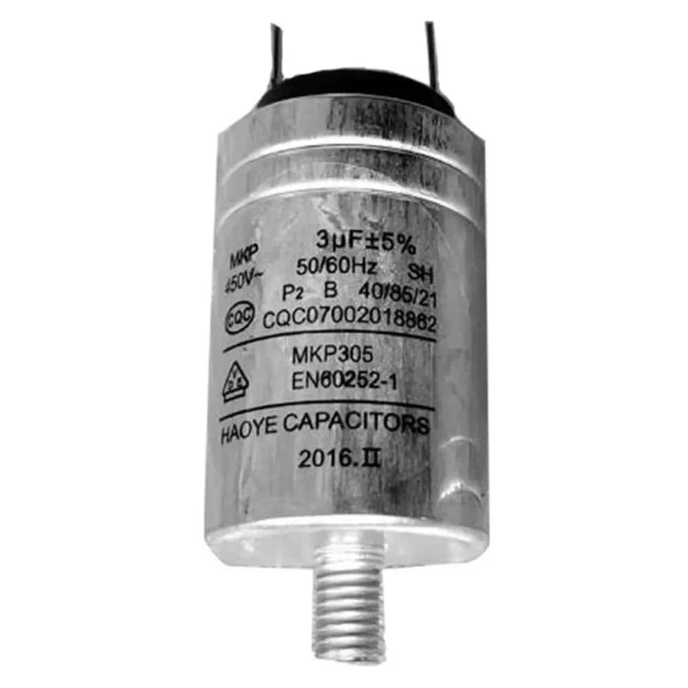 A78E-2X Dishwasher Parts Aluminum Housing Capacitor MKP-3UF 450VAC