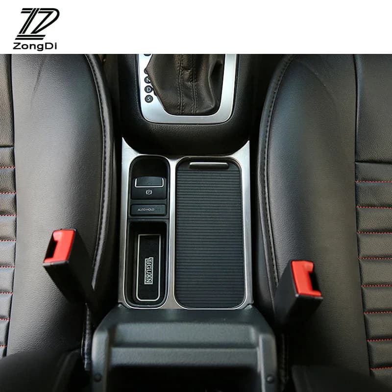 1pc Stainless Steel Water Cup Panel Trim Stickers For Volkswagen Tiguan Accessories VW Tiguan 2010 2011 2012 2013 2014 2015 2016