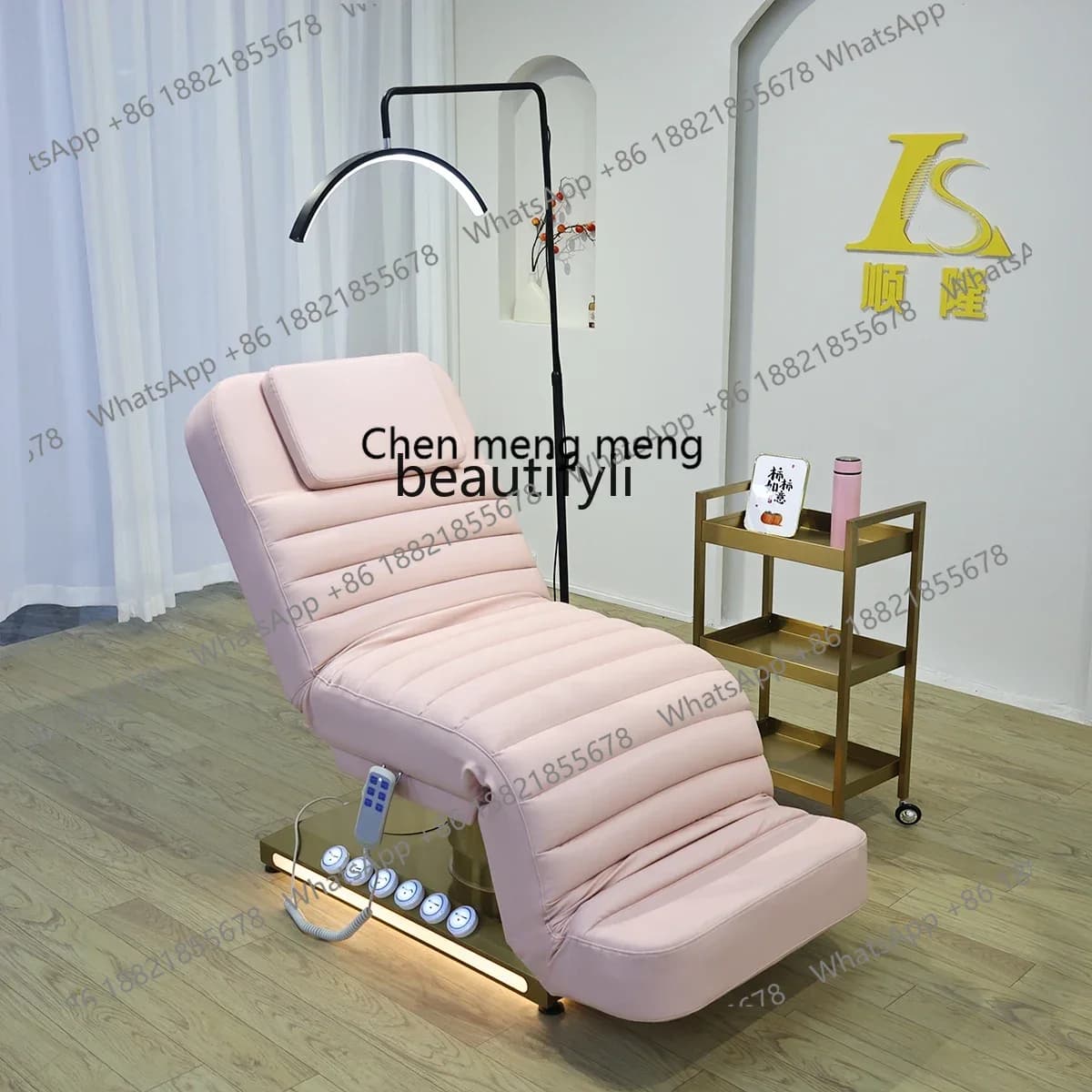N178 G Electric beauty bed Massage bed Multifunctional lifting pattern embroidery bed Beauty salon latex