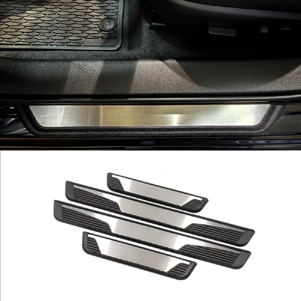 For Suzuki Fronx 2022- 2024 2025 Auto Door Sill 3d Kick Scuff Plate Protector Trims Guard Pedal Shell Car Styling Parts Supplies