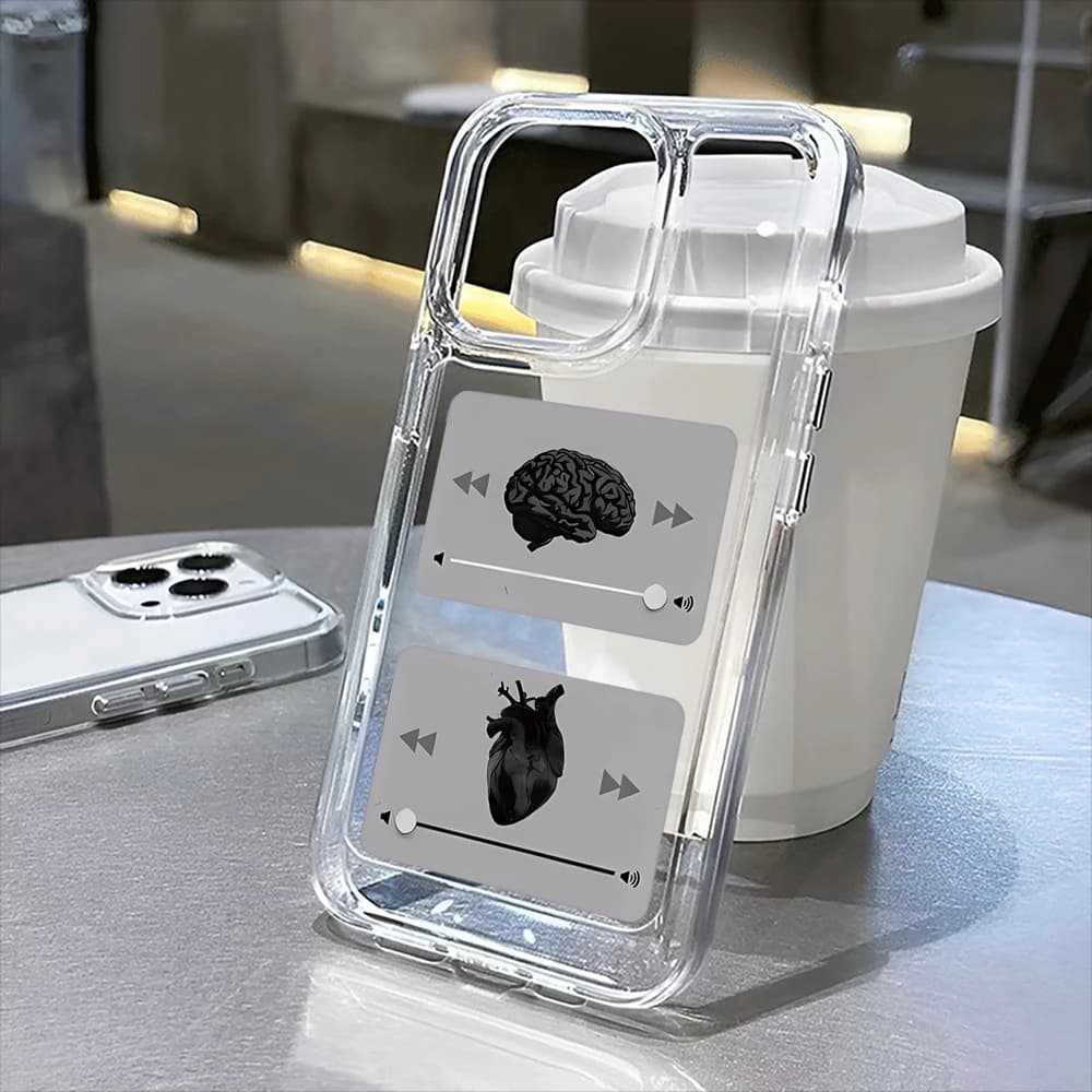 Aesthetics New Clear Phone Case For iPhone16 16Pro 16Plus 15 14 14Pro 13 13Pro 12 11 Protection Shockproof and Dropproof Design