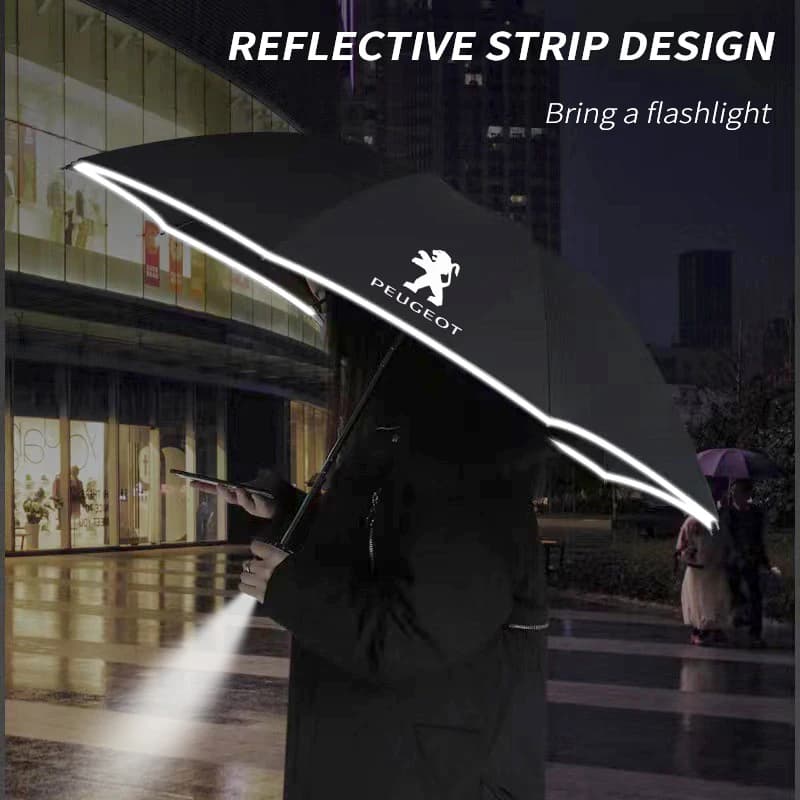 Car Automatic Folding Windproof Sunshade Umbrella For Peugeot 206 5008 207 408 508 208 301 308 407 2008 3008 4008 GT RCZ GTLine