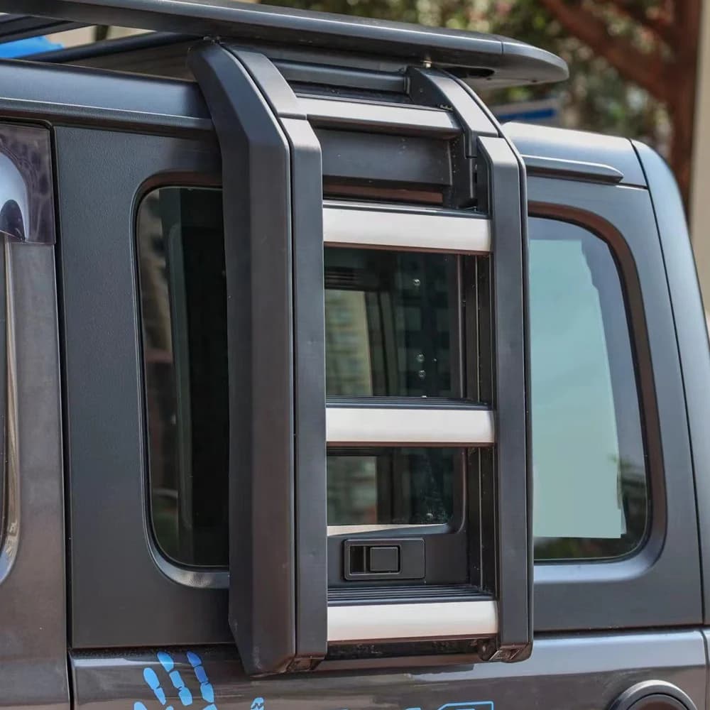 JL1271 Aluminum Alloy Car Side Ladder Bracket For Jeep Jk Jl 4 Doors Car Accessories