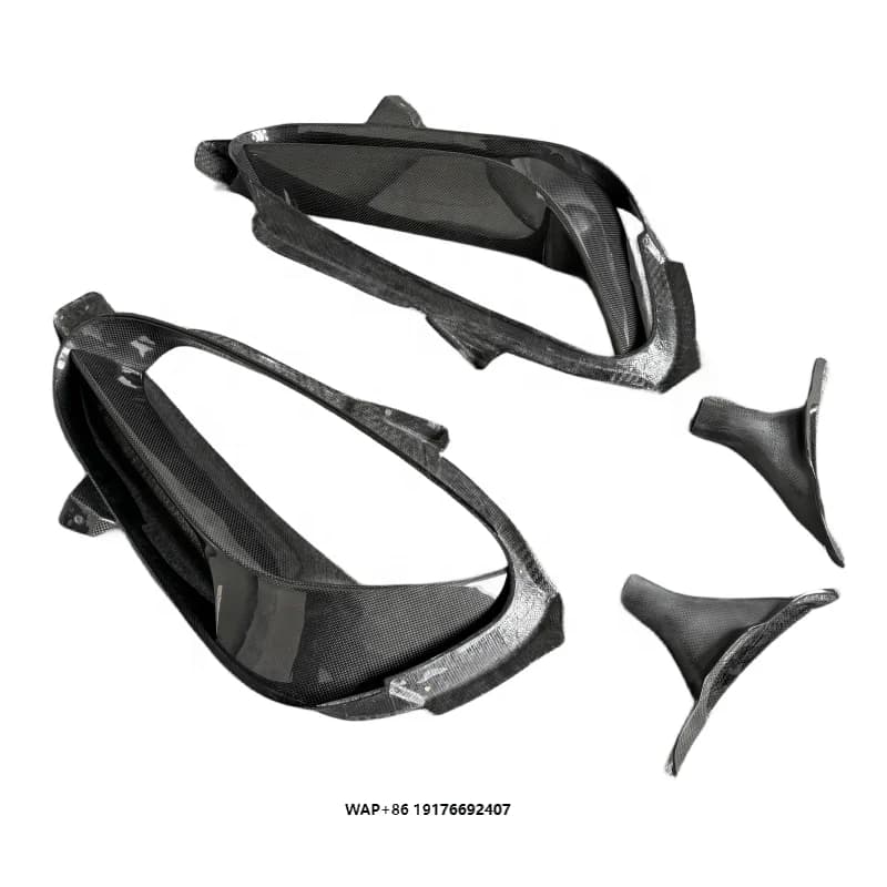 OEM Style Dry Carbon Fiber Rear Fender air Vents for SF90