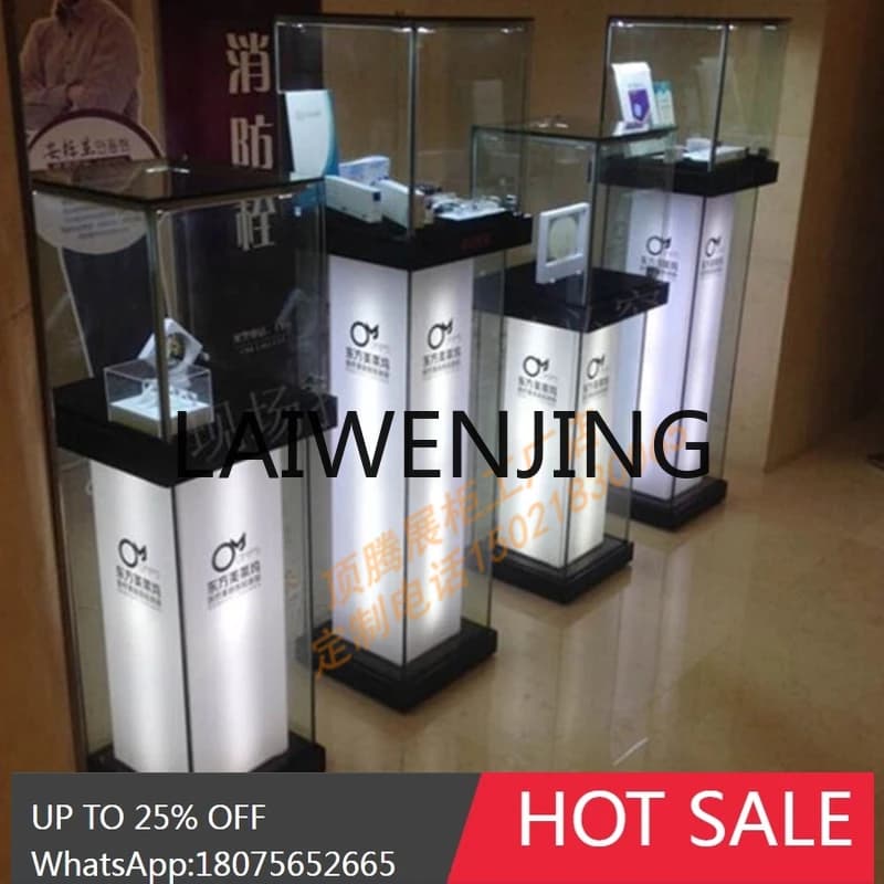 RWJ Lobby Display Cabinet Product Cabinet Glass Beauty Salon Dental Hospital Display Cabinet