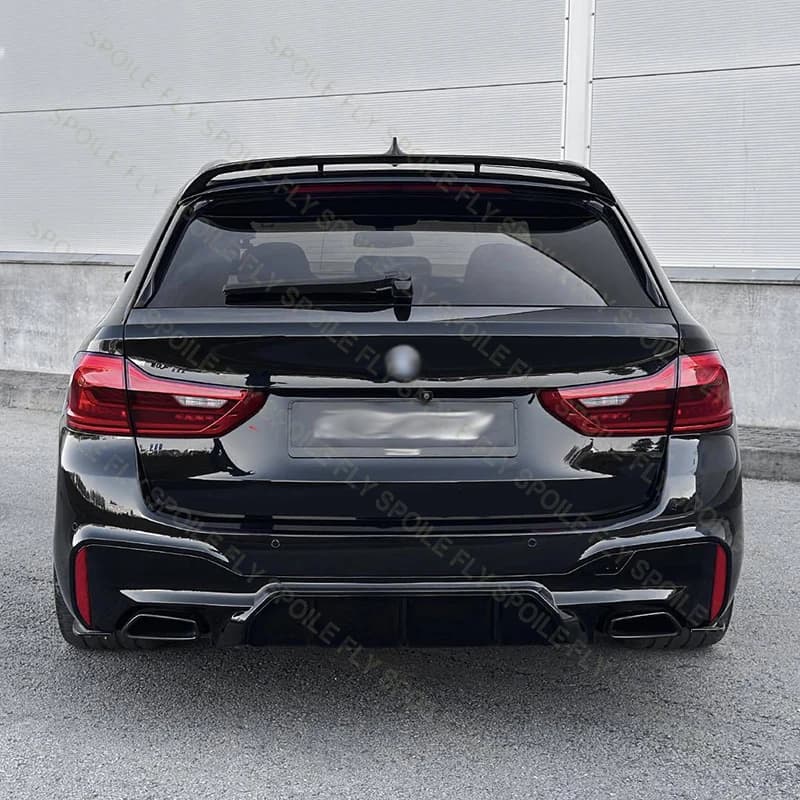2017 To 2023 For BMW 5 Series G31 M Sport Estate Touring H MP Style Car Rear Roof Spoiler Wing Body Kit Glossy Black Body Kit