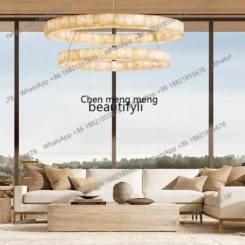 ss8350 Rectangle coffee natural table living room marble