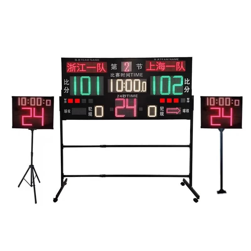Basketball scoreboard, electronic scoreboard 24 seconds, game scoreboard