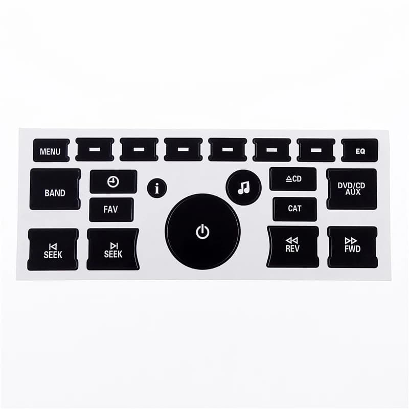 1Pc for Chevrolet Silverado Cadillac Tahoe Escalade Buick Enclave GMC Acadia GM Car Radio Dash Button Repair Decorative Stickers