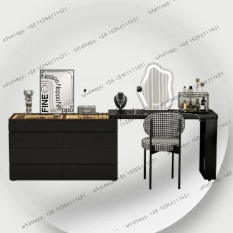 dresser integrated retractable ultra-thin small apartment bedroom bedside cabinet six bucket storage cabinet