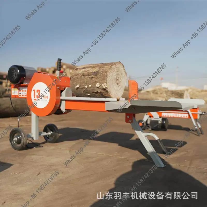 Yufeng 13-ton electric hydraulic wood splitter household automatic firewood splitting artifact firewood breaker